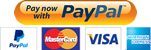 Zahlung mit PayPal und Kreditkarten